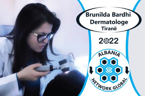 CV Dr Brunilda Bardhi MD.Ph.D Tirane, Klinika e Laserit dhe Dermatologjisë Kozmetike Venus, Vizita Dermatologjike, Kirurgji Dermatologjike me laser ne fytyre, Terapi me rreze laser, Ekzaminimi flokut