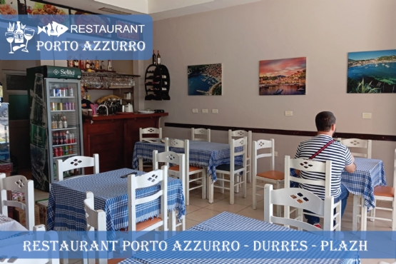 Restaurant porto azzurro durres, fish restaurant durres, restorante ne durres currila,  durres restaurants, restaurants durres beach, Restorante ne durres plazh menu